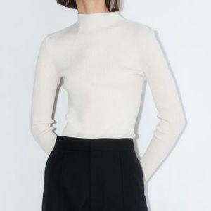 Mock turtleneck sweater